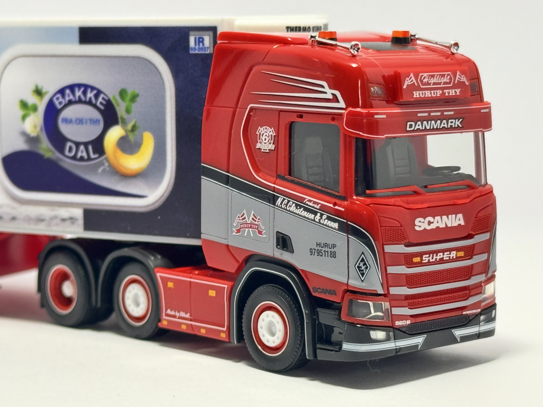 960328 Scania CR20 HD "Bakkedal - N.C Christensens" Herpa