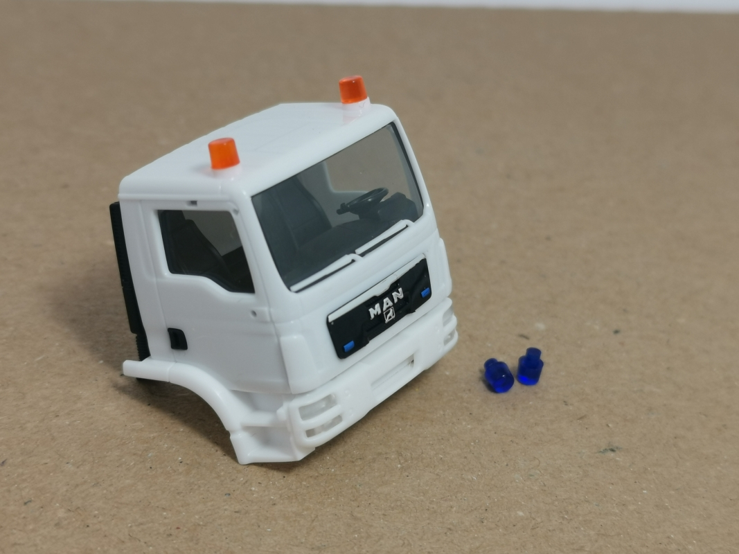 Fahrerhaus MAN TGM/08 für Drehleiter unmontiert Herpa