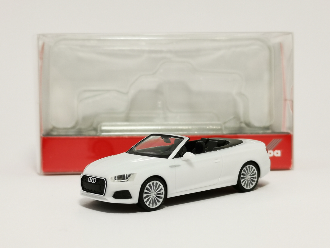 028769 Audi A5 Cabrio, ibisweiß Herpa