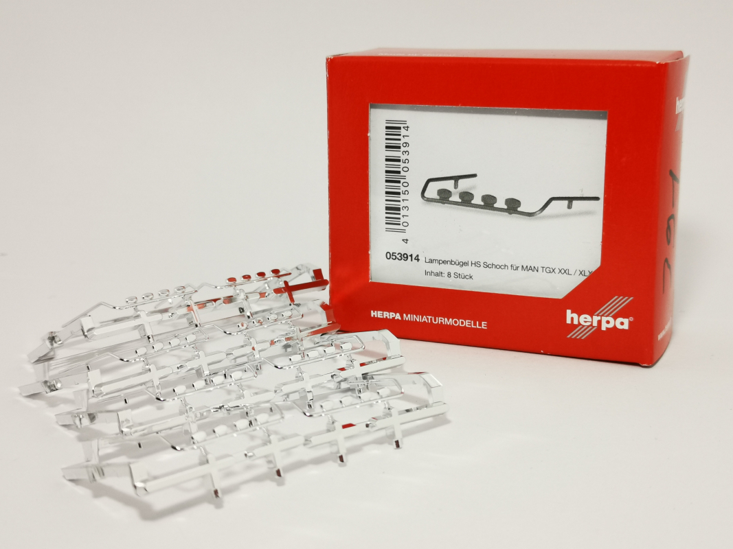053914 8xLampenbügel Schoch für MAN Herpa