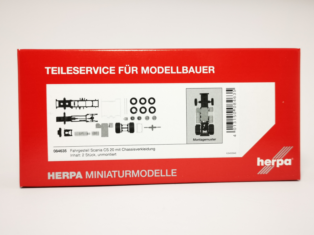 084635 TS Fahrgestell Scania CS 20 mit Chassisverkleidung ** Herpa FridaySALE