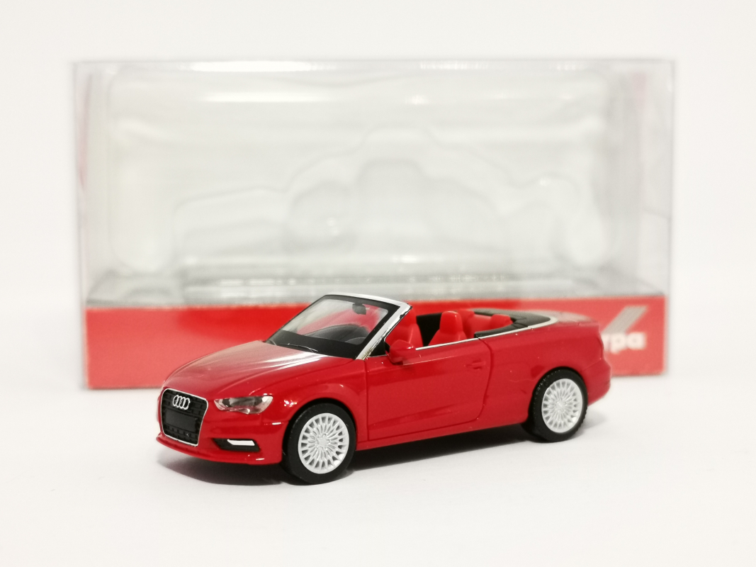 038300--002 Audi A3® Cabrio, tangorot metallic Herpa