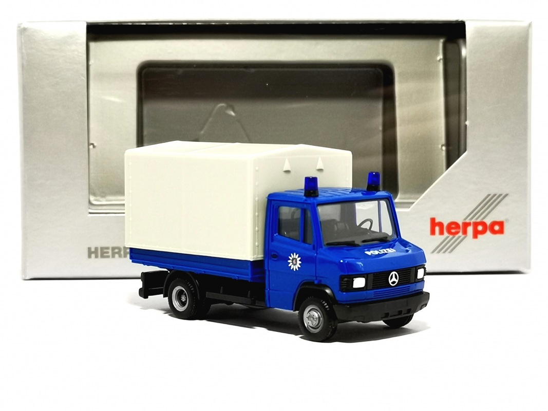 939706 Mb T2 Planen Lkw Polizei Herpa