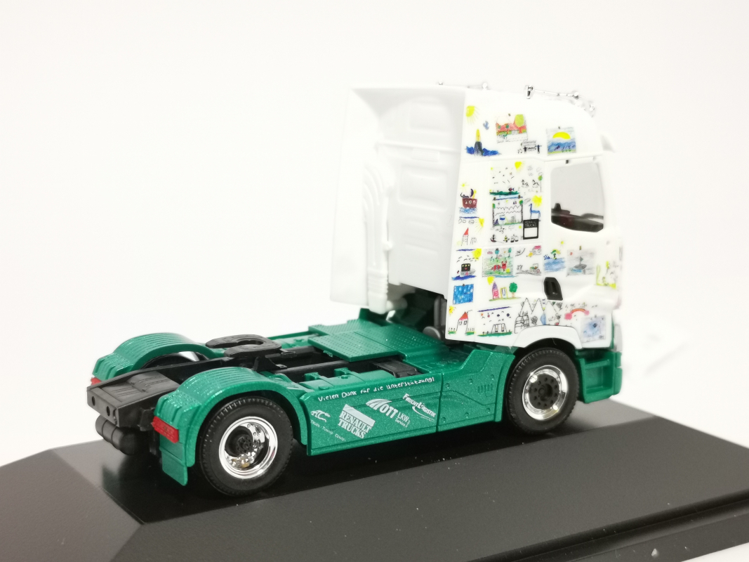 111065 Renault T Zugmaschine „Talmon Transporte / Kindertruck“ Herpa/SALE