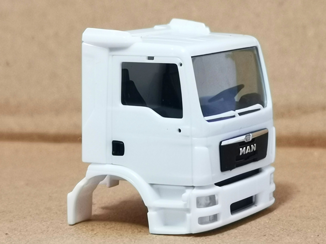 MAN TGM  Z-Cab Fahrerhaus, weiß unmontiert 044 Herpa