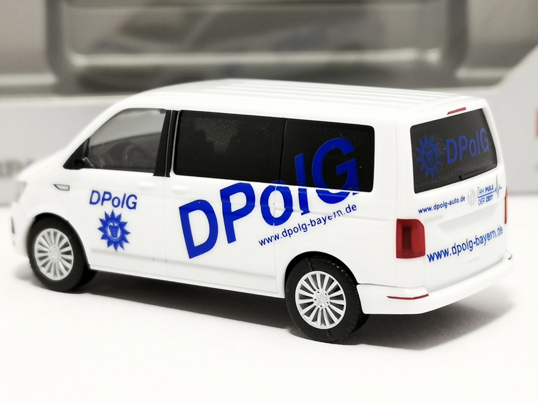 948074 VW T6 Bus "Deutsche Polizeigewerkschaft DPolG" Herpa
