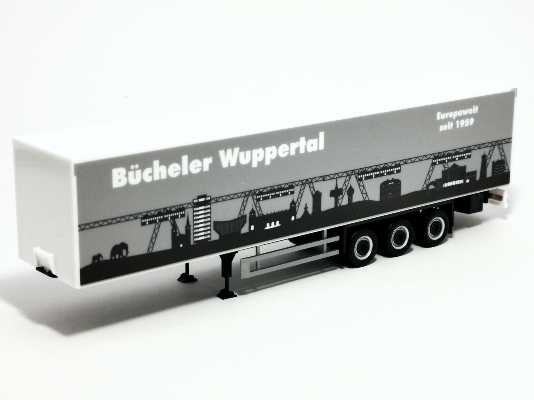 Koffer-Auflieger "Bücheler Wuppertal" Herpa -SALE-
