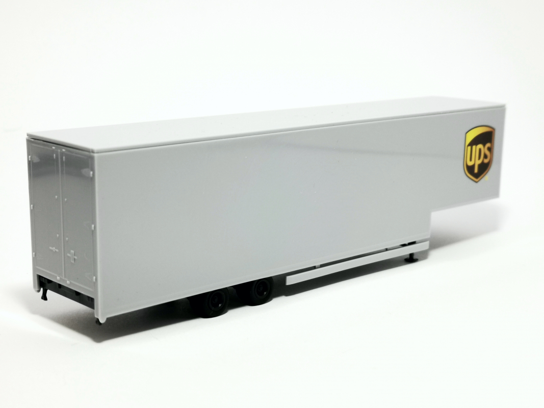 Jumbokoffer-Auflieger 2a „UPS“ Herpa