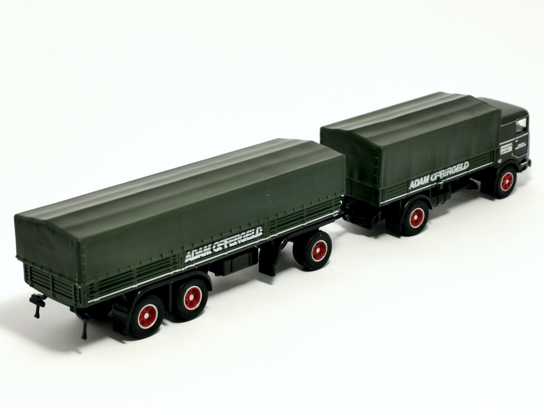 310871 Büssing LU 11/16 Planen-Hängerzug "Adam Offergeld" Herpa/SALE