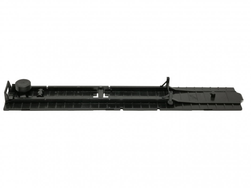 Auflieger Unterbau, schwarz mit Ersatzrad L2/  Herpa