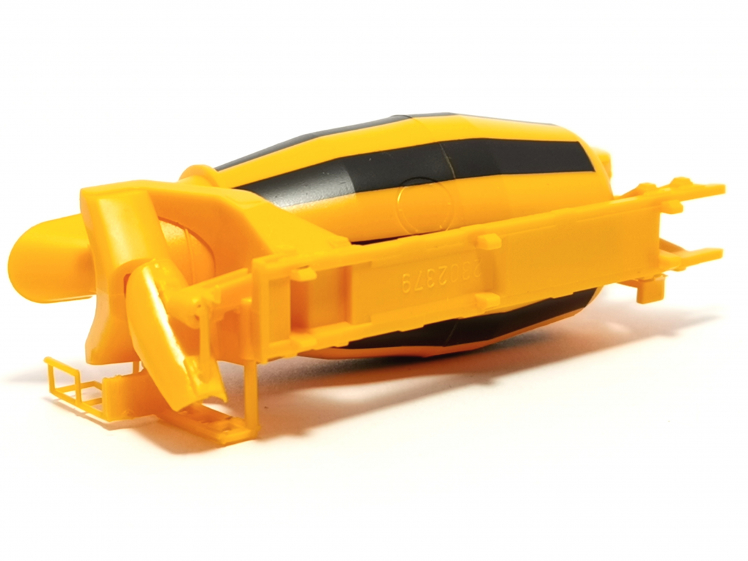Betonmischer orange Groß für 4-achser Herpa