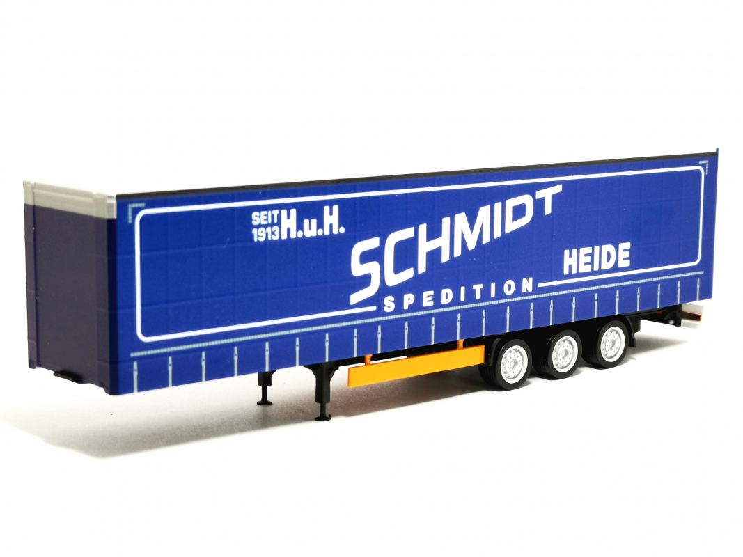 Lowliner-Auflieger "Schmidt Heide Spedition" Herpa