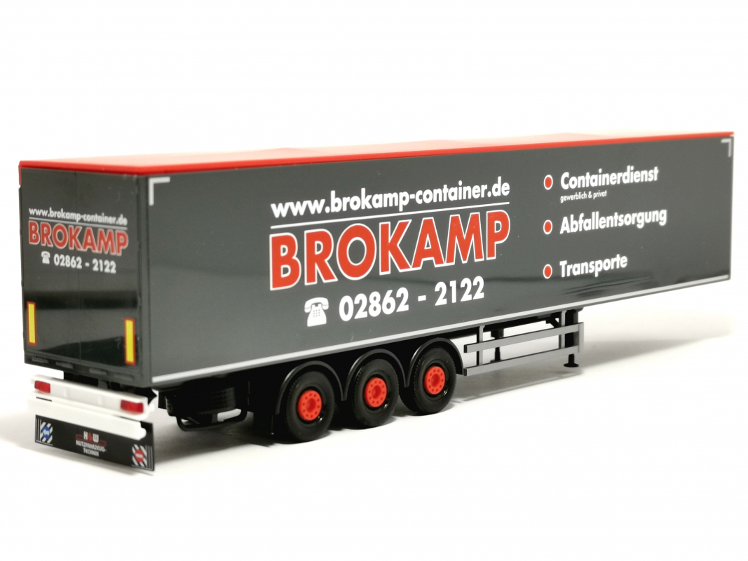 Schubboden-Auflieger „Brokamp“ (Nordrhein-Westfalen/Borken) Herpa