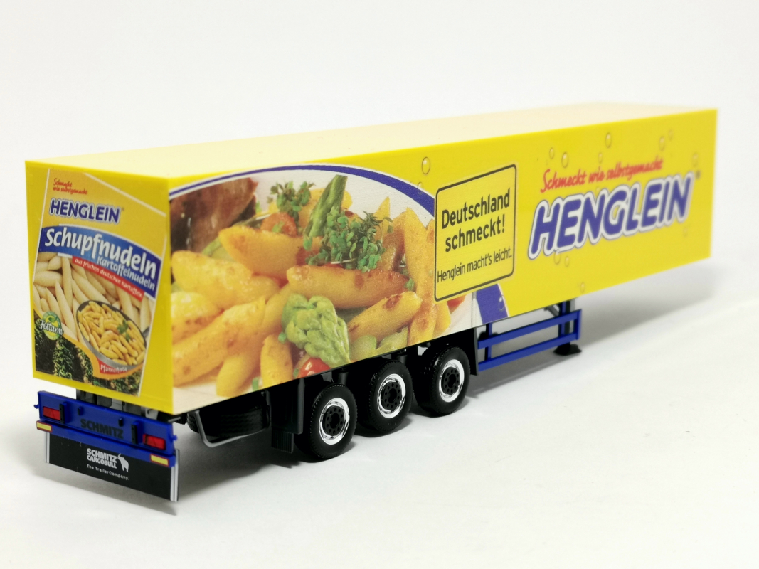 Kühlkoffer-Auflieger "Henglein Feinkost" Herpa