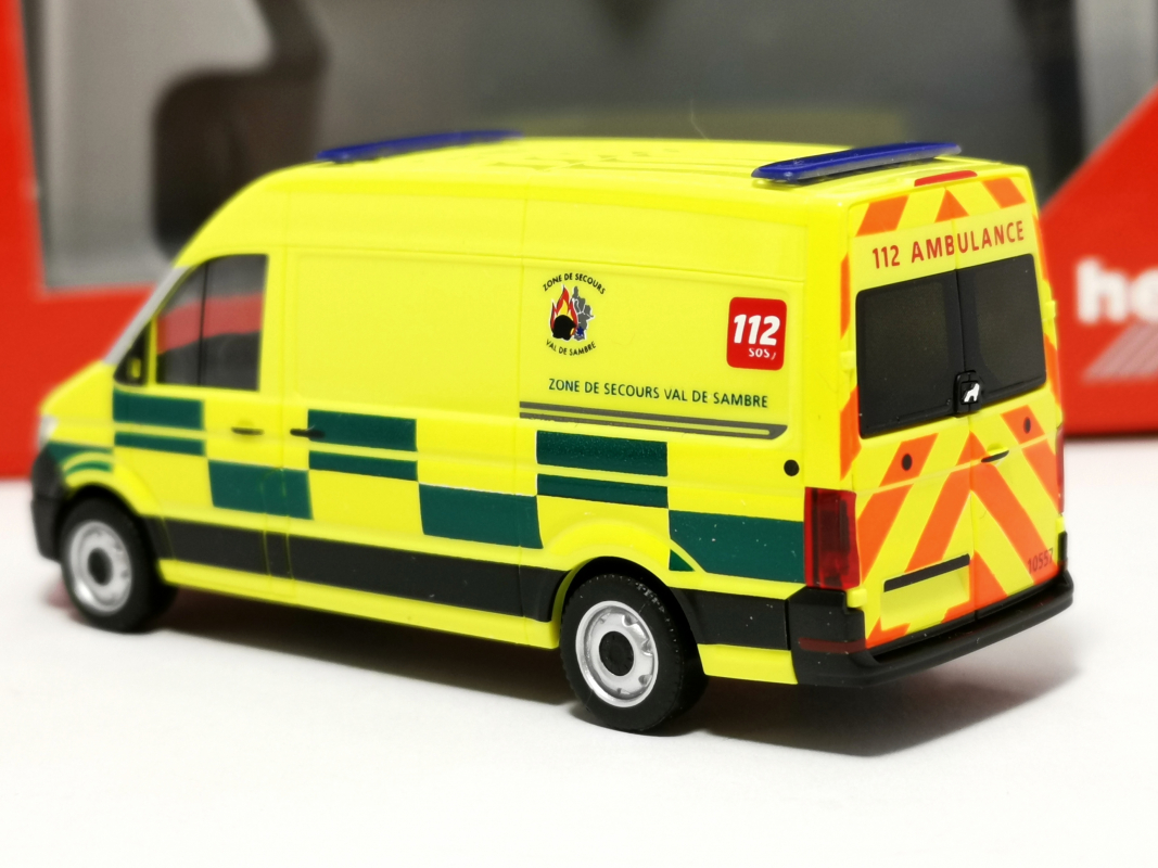 096874 MAN TGE Krankentransportfahrzeug Belgien Herpa