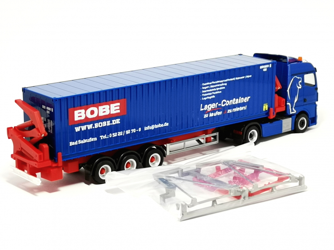 315432 MAN TGX GM Container-Seitenlader „Bobe Spedition“ Herpa