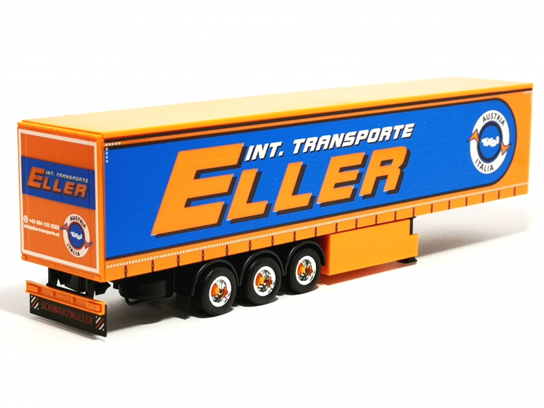 Gardinenplanen-Auflieger "Eller Transporte" (AT) Herpa