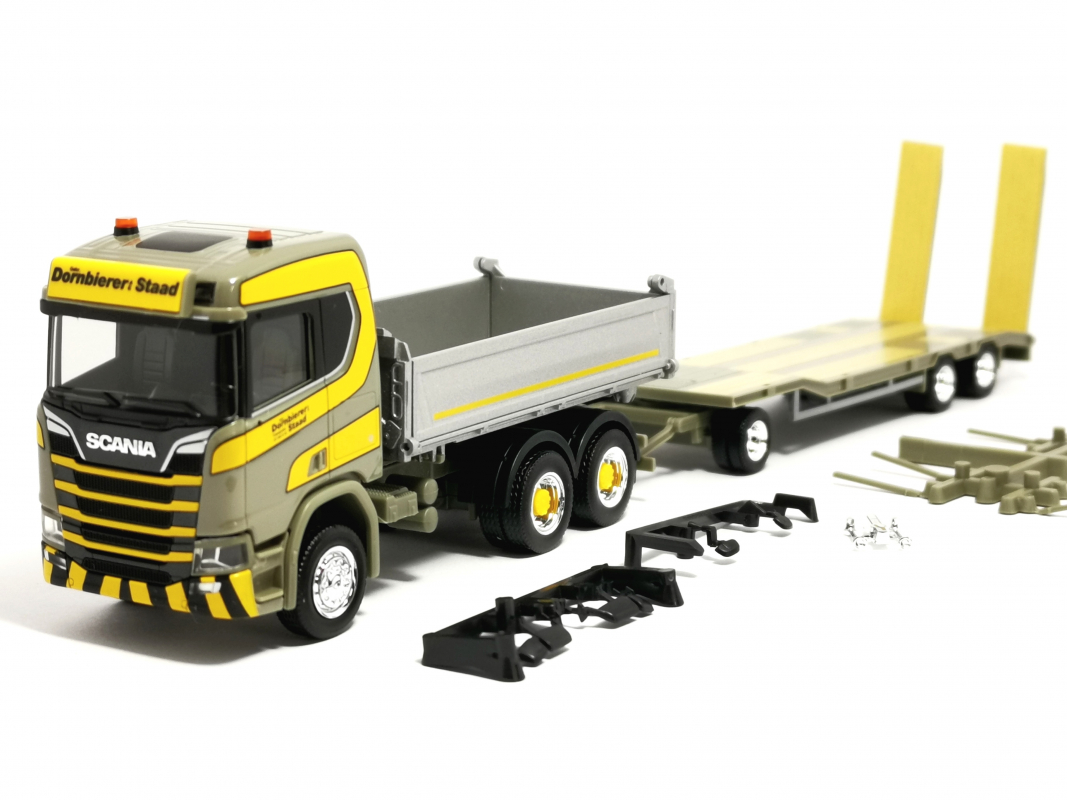 950596 Scania CR 20 LKW mit Tu3 Auflieger "Dornbierer" Herpa