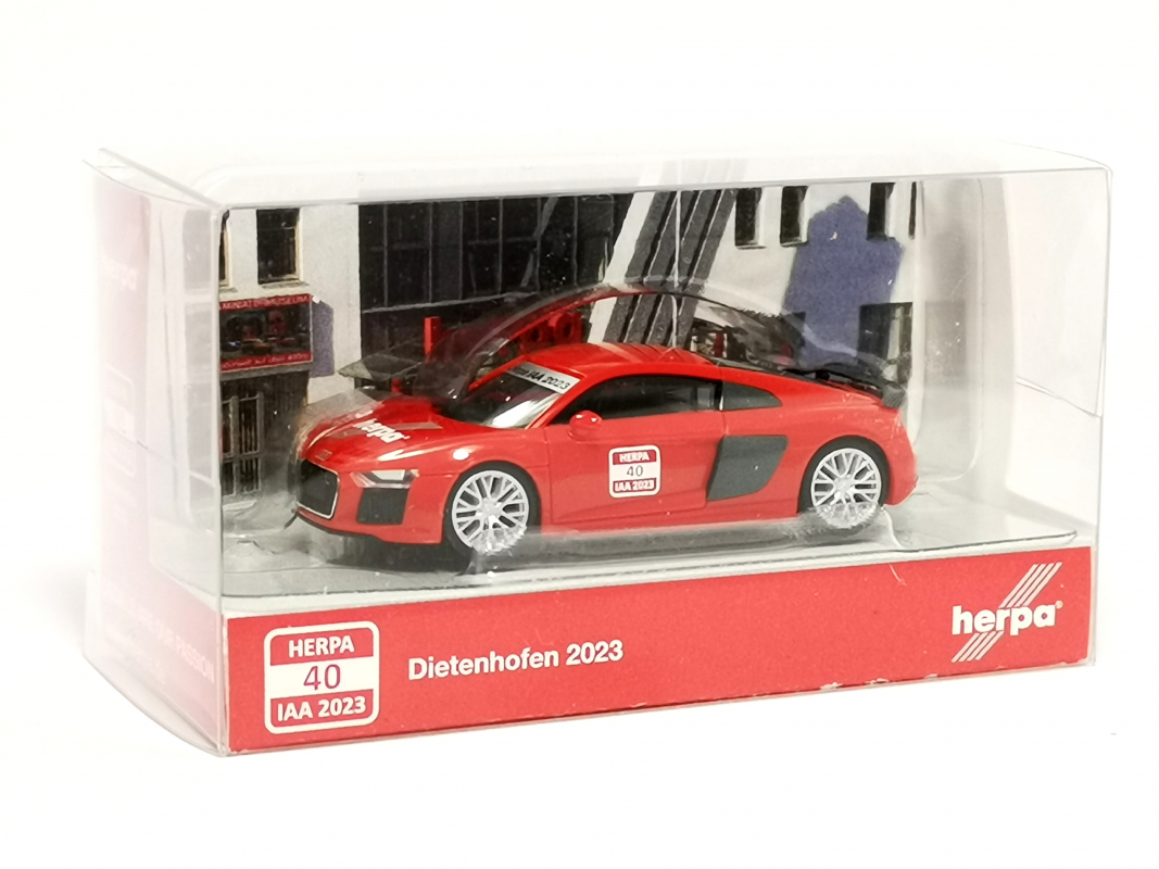953993 Audi R8 V10+ 40. Spielwarenmesse 2023 Herpa