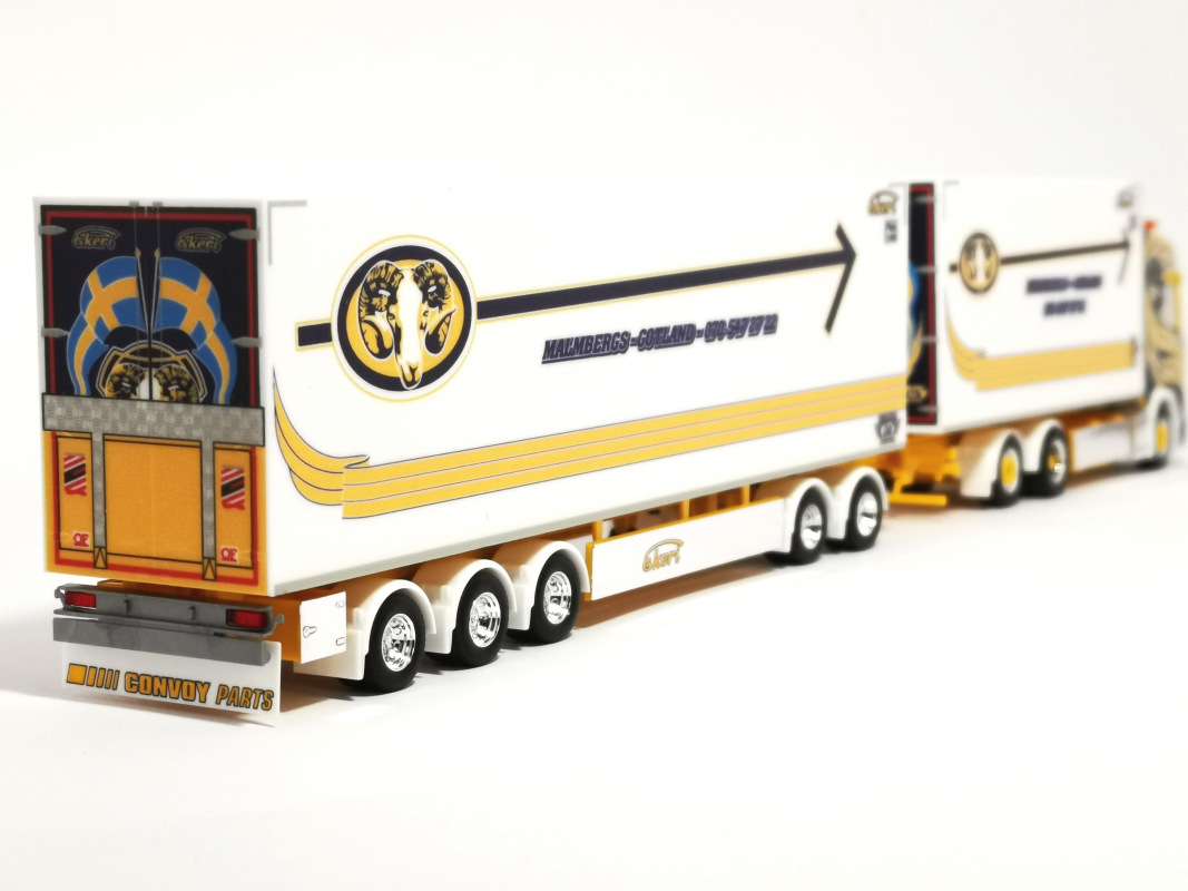 315807 Scania CR 20 HD Schwedencombi „Malmbergs Akeri“ (Schweden/Visby) Herpa