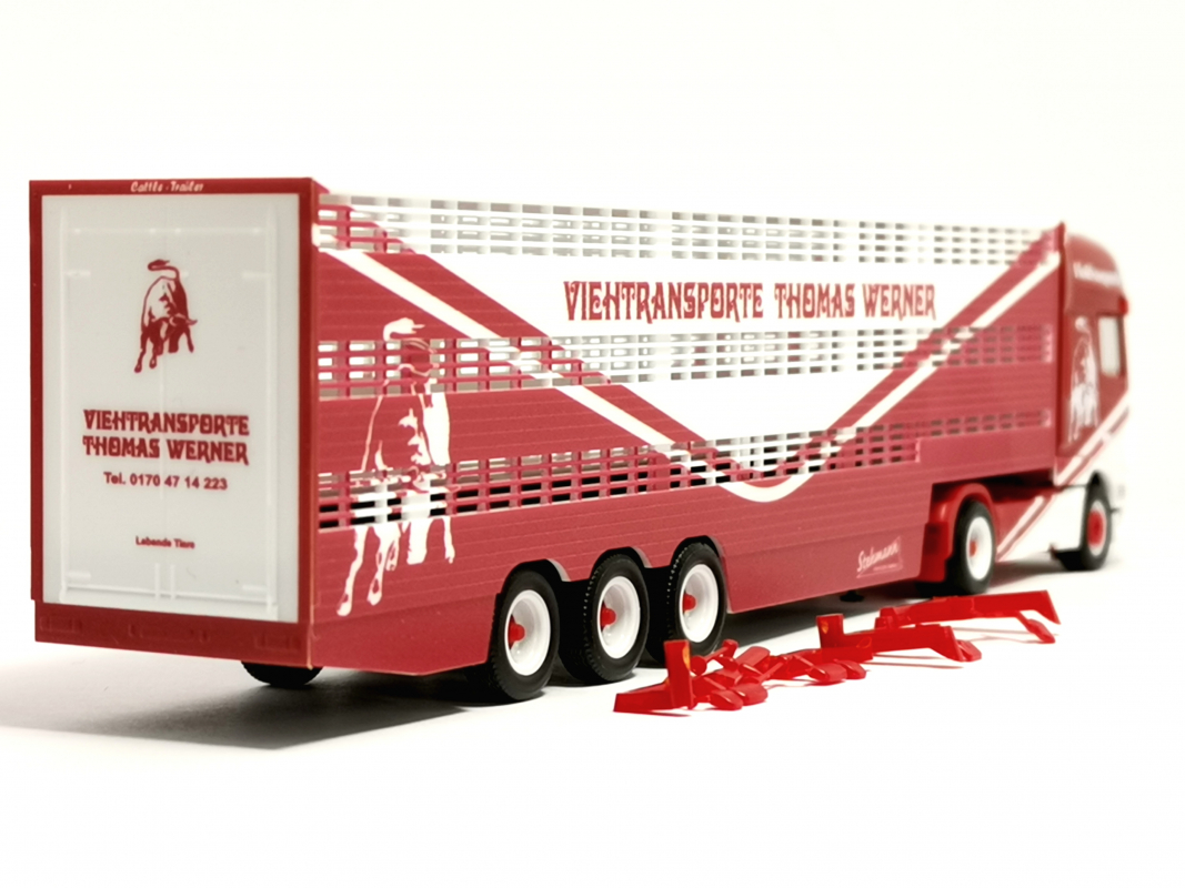 315449 DAF XF SSC Viehtransporter-Sattelzug „Thomas Werner“ Herpa