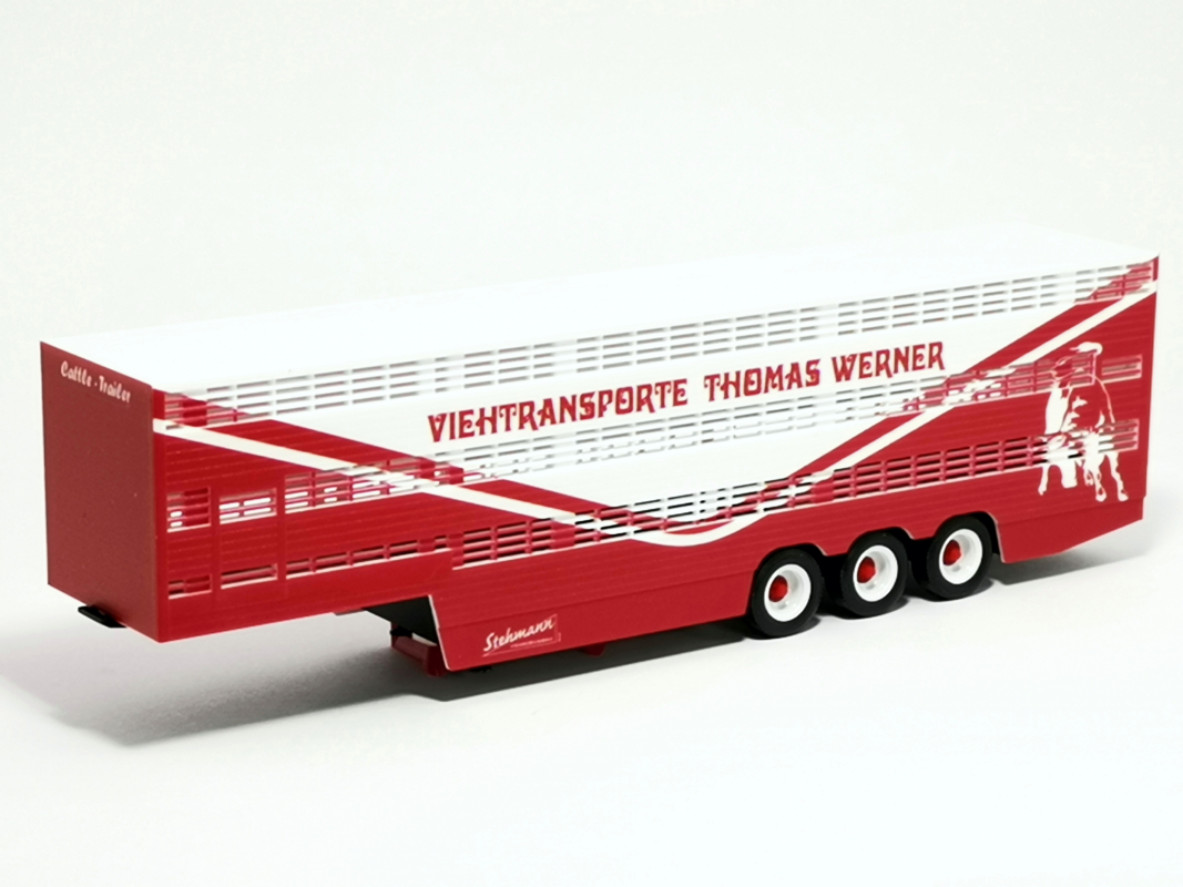 Viehtransporter-Auflieger „Thomas Werner“ Herpa