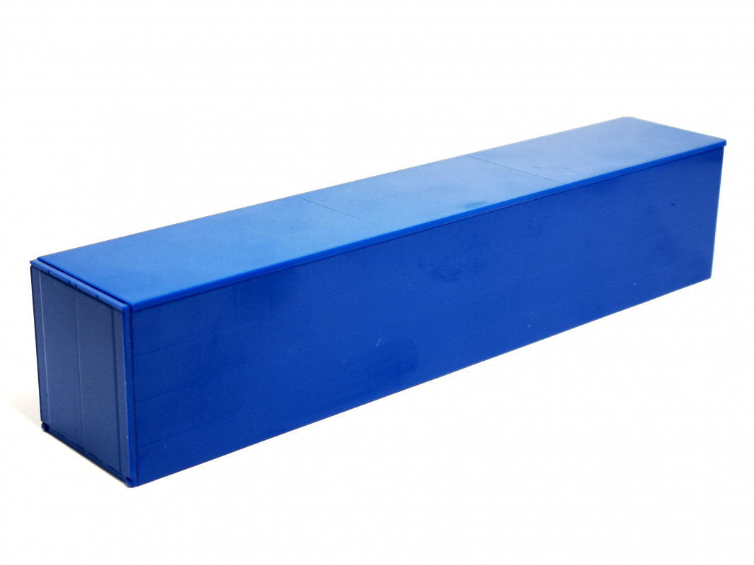 AZ/12 Krone Gardinenplanen Aufbau, signalblau Herpa