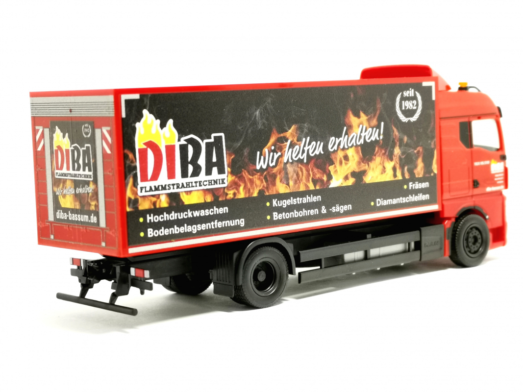 953955 MAN TGX GM KofferLKW "DIBA" Herpa