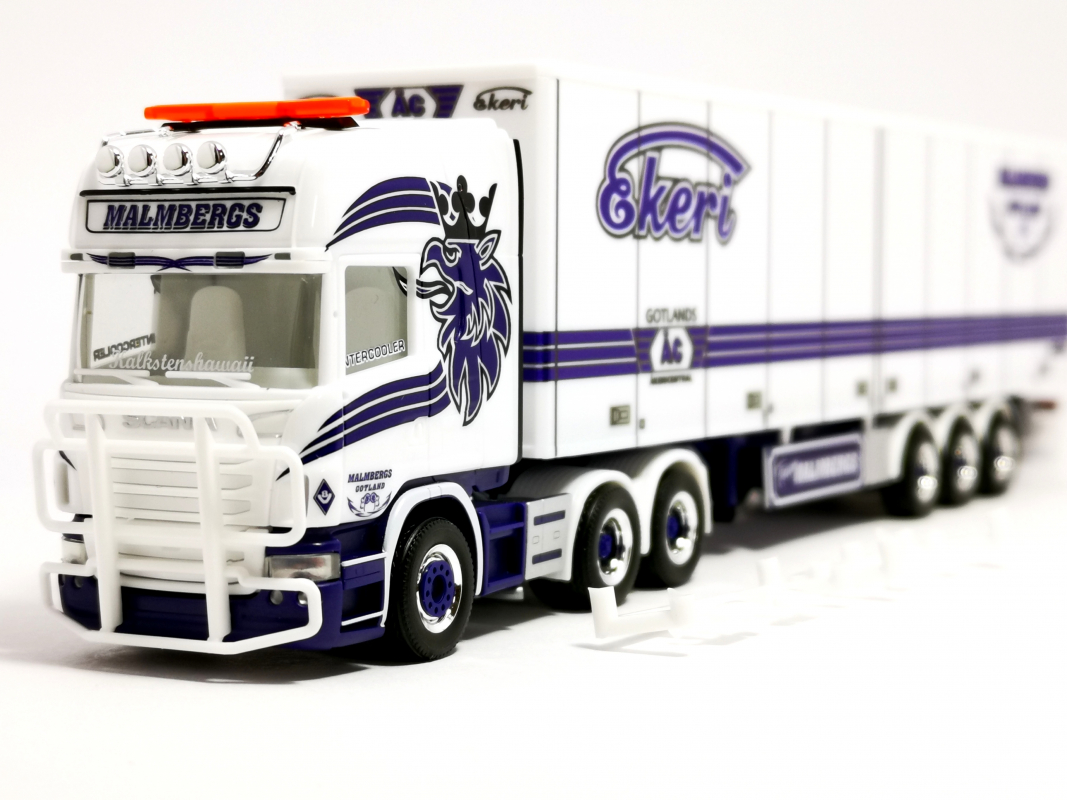 315968 Scania '09 TL 6x4 Kühlkoffer-Sattelzug "Malmbergs" Herpa