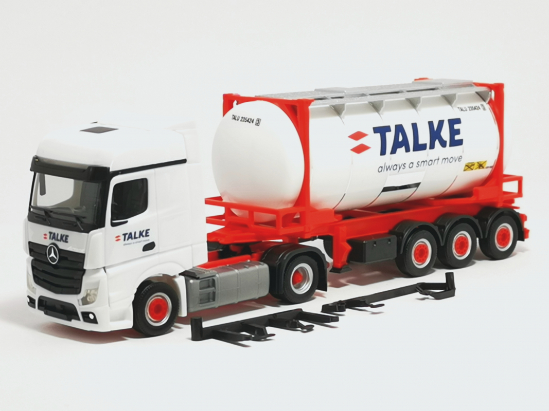 316002 Mb Actros Bigspace `18 Swapcontainer-Sattelzug "Talke" Herpa 002