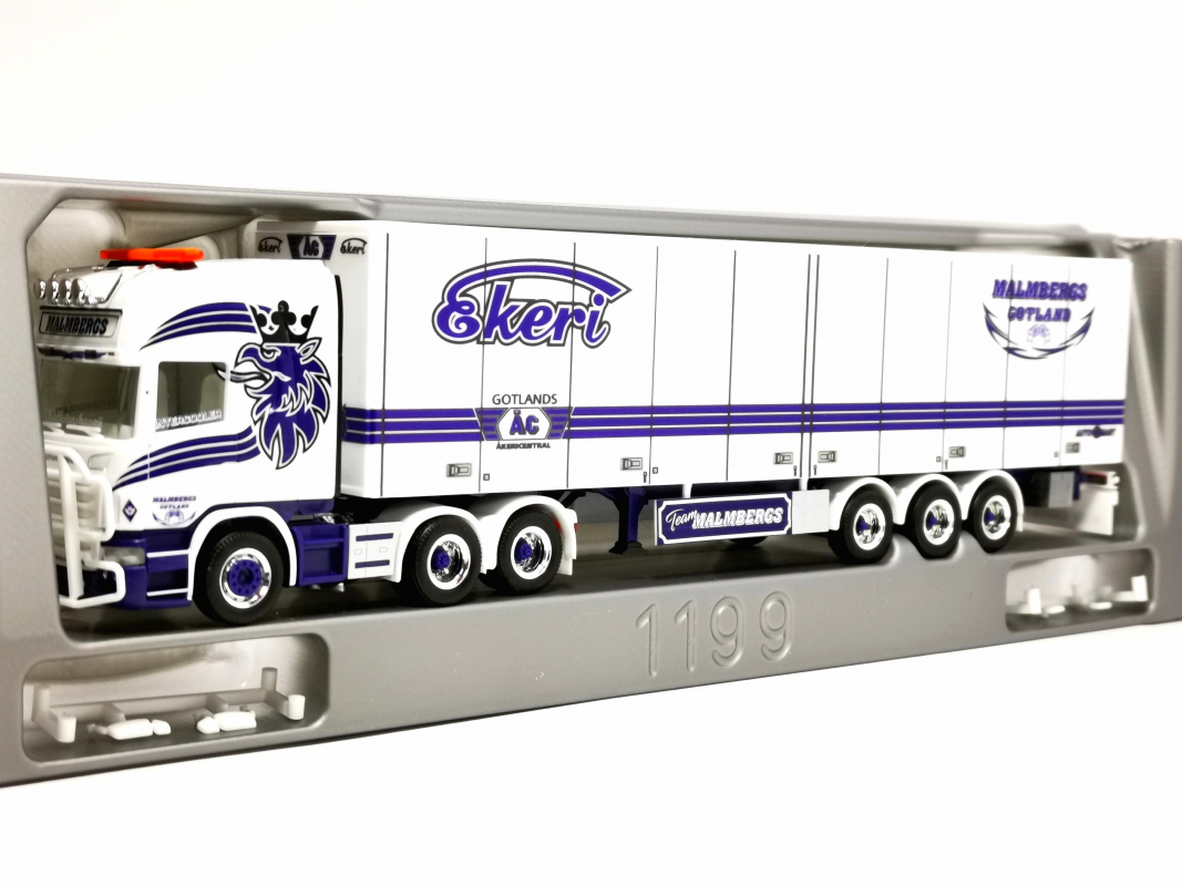 315968 Scania '09 TL 6x4 Kühlkoffer-Sattelzug "Malmbergs" Herpa