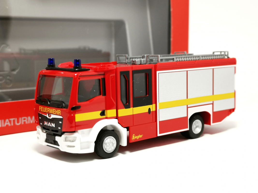 097376 MAN TGM CC Ziegler-Z-Cab Löschfahrzeug "Feuerwehr" Herpa