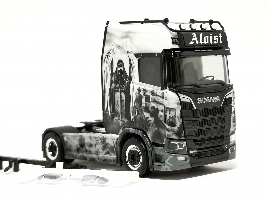 Scania CS 20 HD Zugmaschine 2a „Aloisi“ Herpa