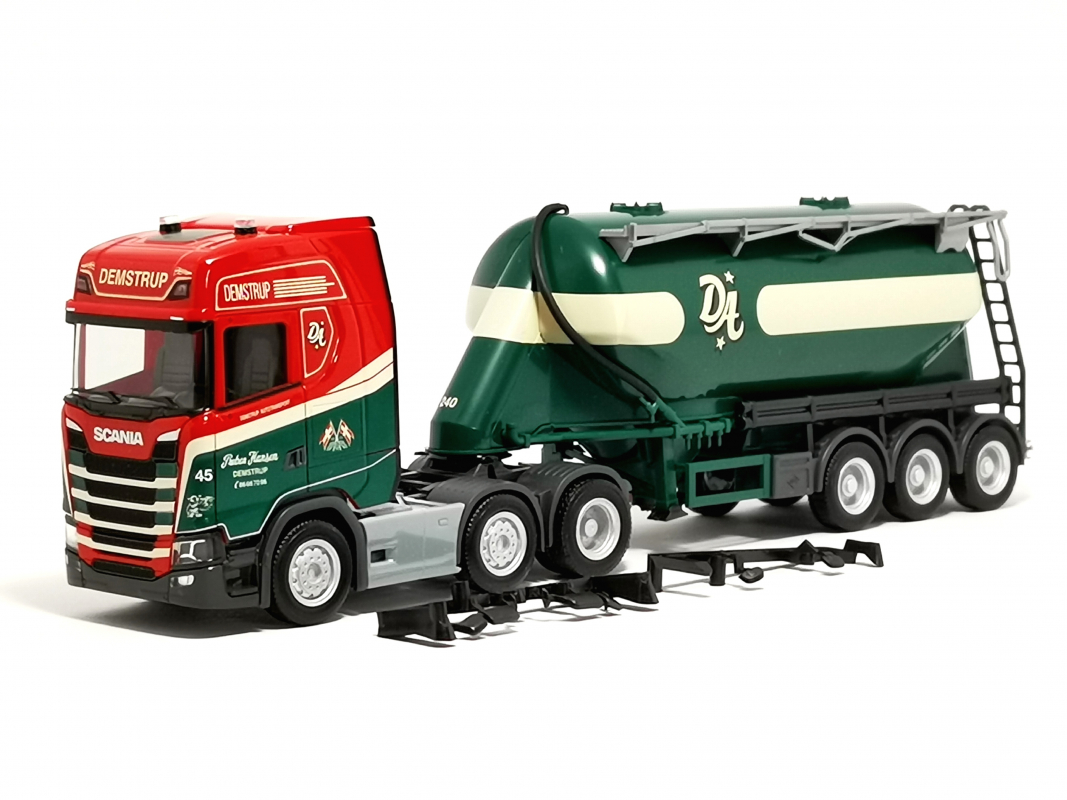 316293 Scania CS 20 HD Eutersilo-Sattelzug "Preben Hansen" (Dänemark/Kjellerup) Herpa