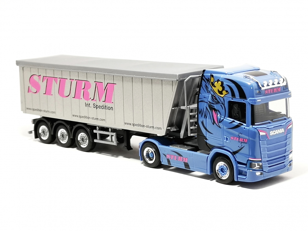 315234 Scania CS20 ND Stöffelliner-Sattelzug „Sturm“ Herpa