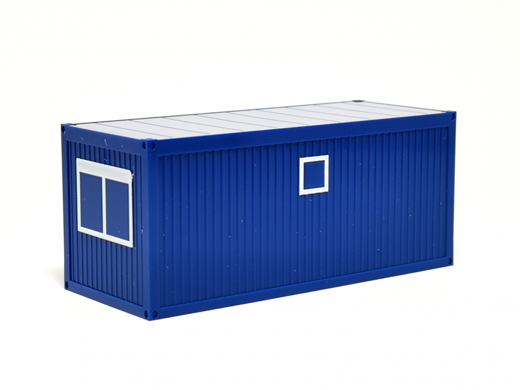 1x Baucontainer, enzianblau Herpa