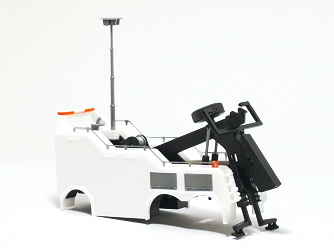 EMPL Aufbau für Lkw, weiß Herpa 043