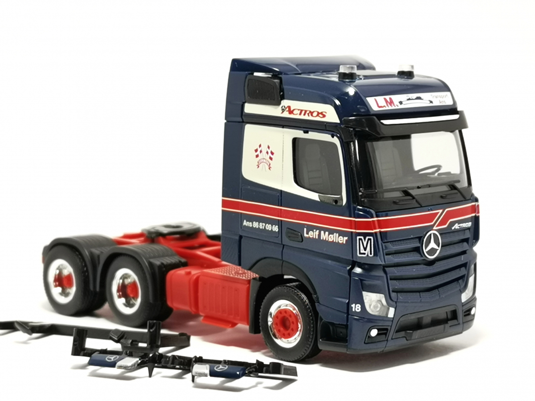 Mb Actros Bigspace Zugmaschine "Leif Møller" Herpa