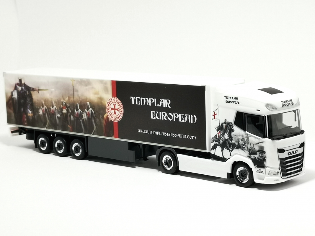 316873 DAF XG+ Kühlkoffer-Sattelzug "Templar European" Herpa