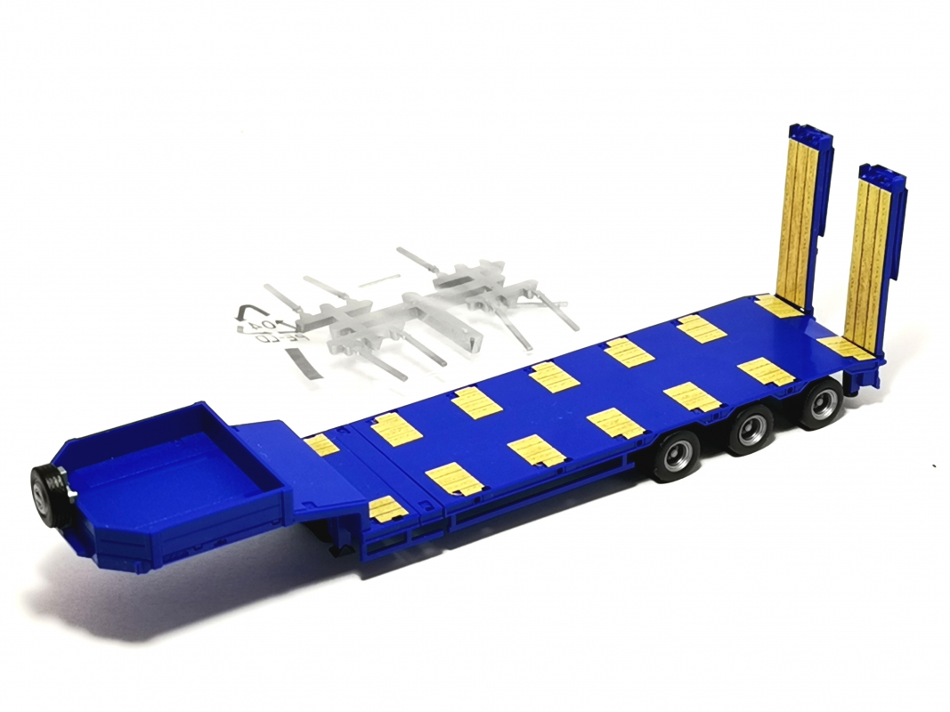 Goldhofer Auflieger 3a, blau herpa 035