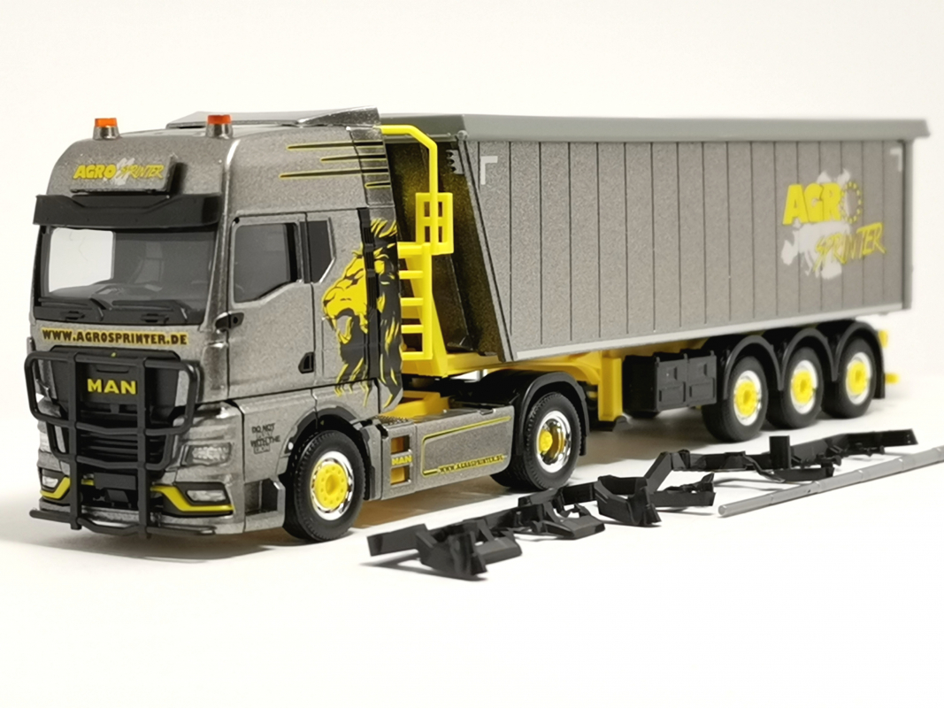 953788 MAN TGX GX Stöffelliner Sattelzug "AGRO Sprinter" Herpa