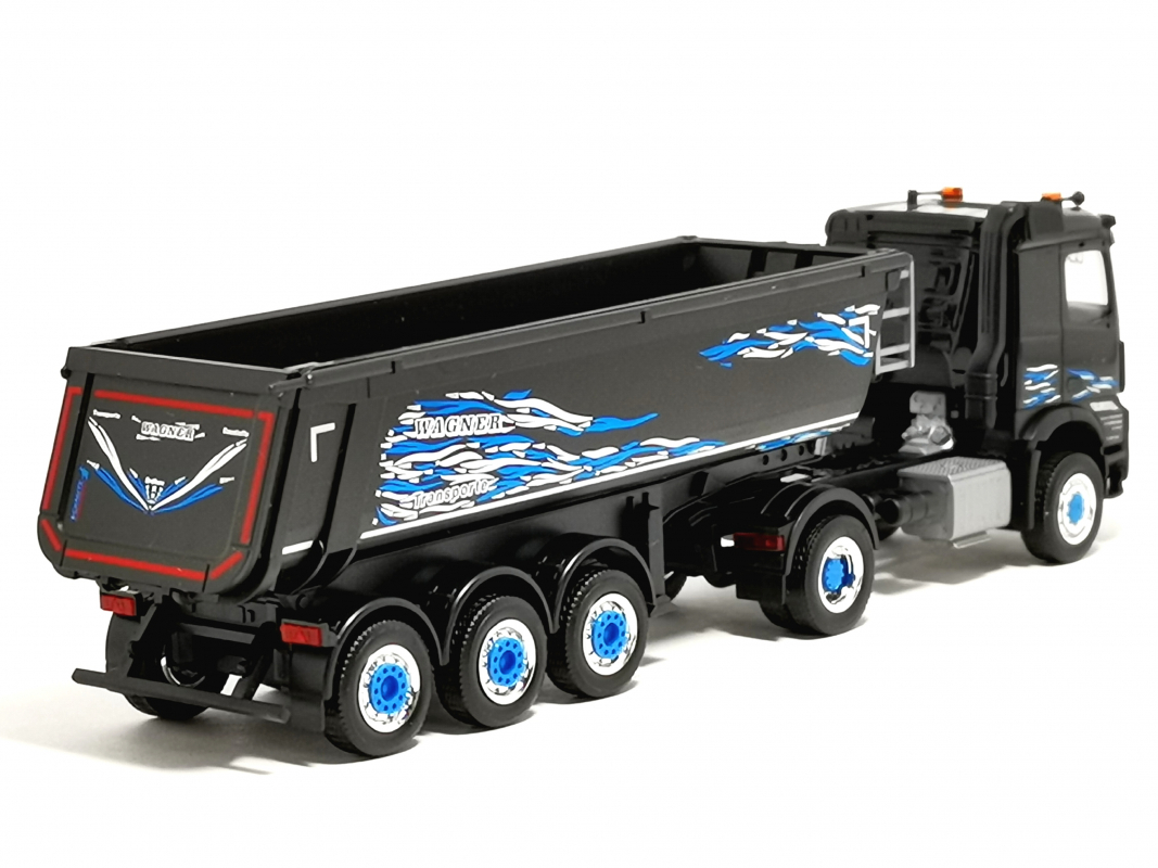 316774 Mb Arocs Classicspace 4x4 Kipp-Sattelzug "Wagner Mitteleschenbach" Herpa