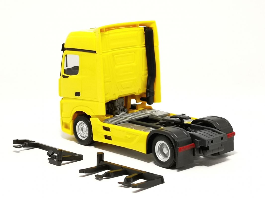 309189-004 Mb Actros Bigspace '18 Solozugmaschine 2achs, rapsgelb Herpa - SALE