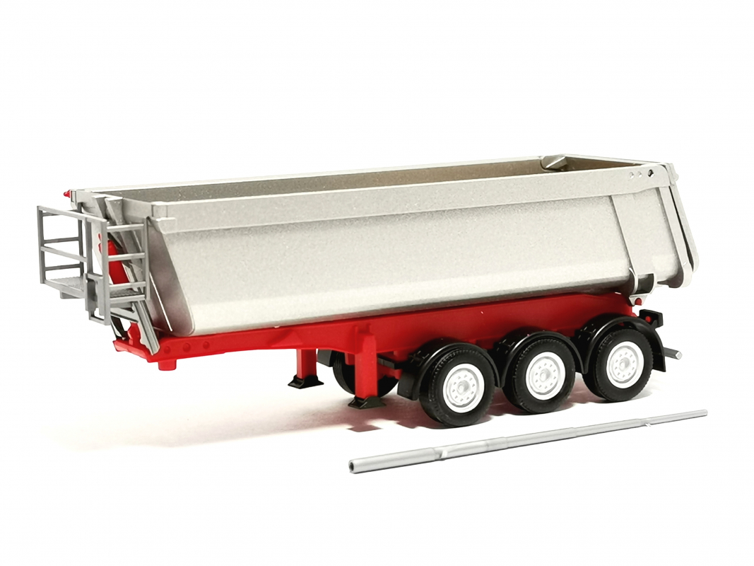 077026-002 Schmitz Cargobull Stahlmulde, silbermetallic Herpa 002