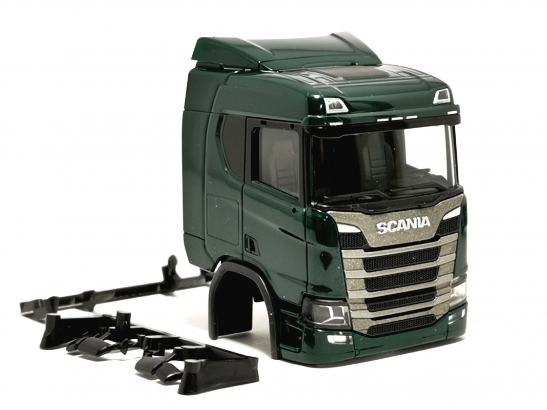 Fahrerhaus Scania CR 20 ND, dunkelgrün Herpa
