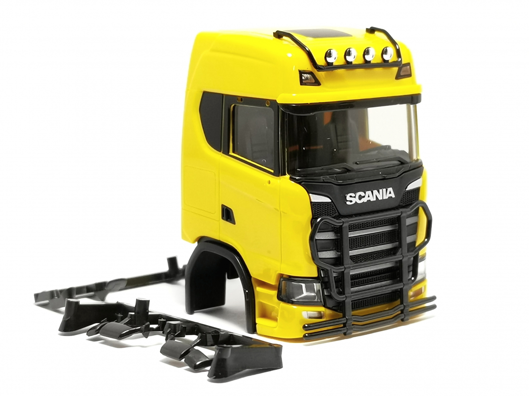 Fahrerhaus Scania CS20 HD ohne WLB, gelb Herpa