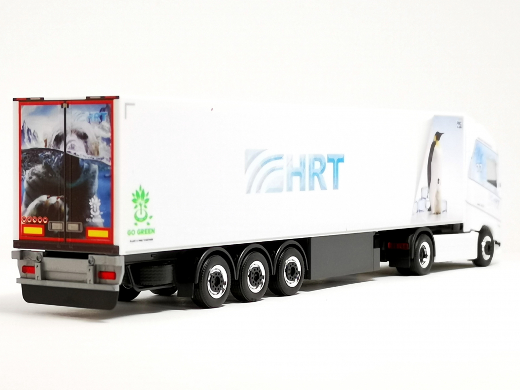 957083 Volvo FH'20 Gl XL Kühlkoffer Sattelzug "HRT-Intertrans" Herpa