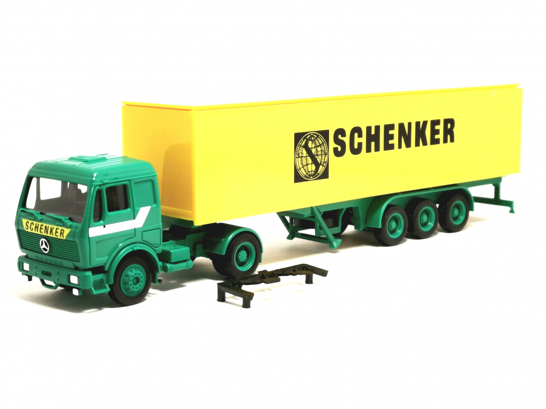 310949 Mercedes-Benz NG Koffer-Sattelzug "Schenker" Herpa FridaySALE