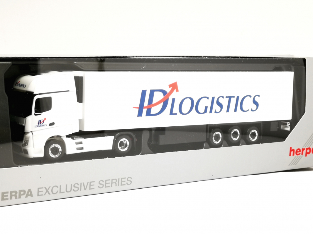 956383 MB Actros L Kühlkoffer Sattelzug "ID Logistics" Herpa FridaySALE