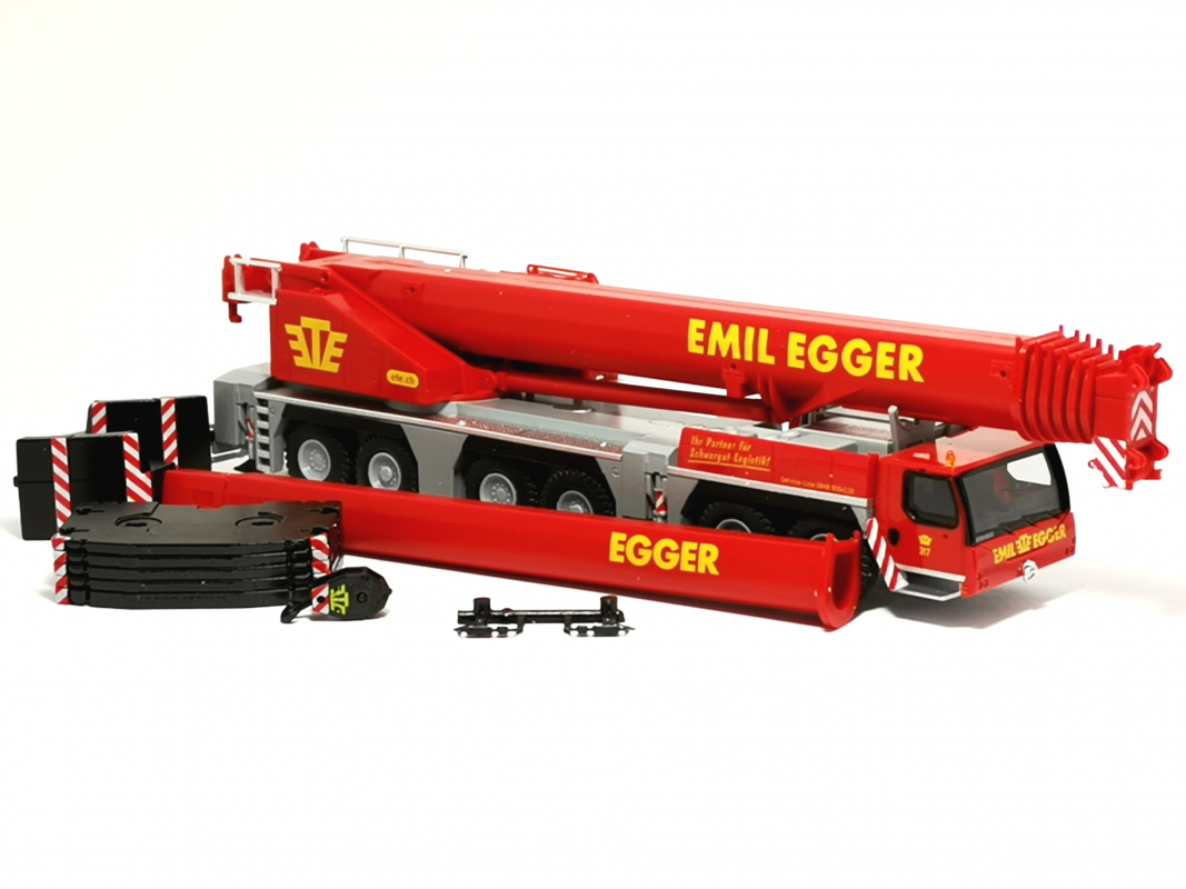 317429 Liebherr Mobilkran LTM 1300-6.2 "Emil Egger" (Schweiz / Härkingen) Herpa